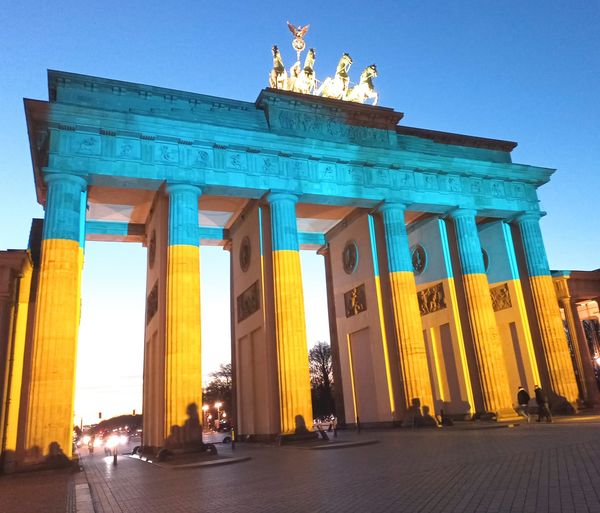 بلدية برلين تضامن مع أوكرانيا