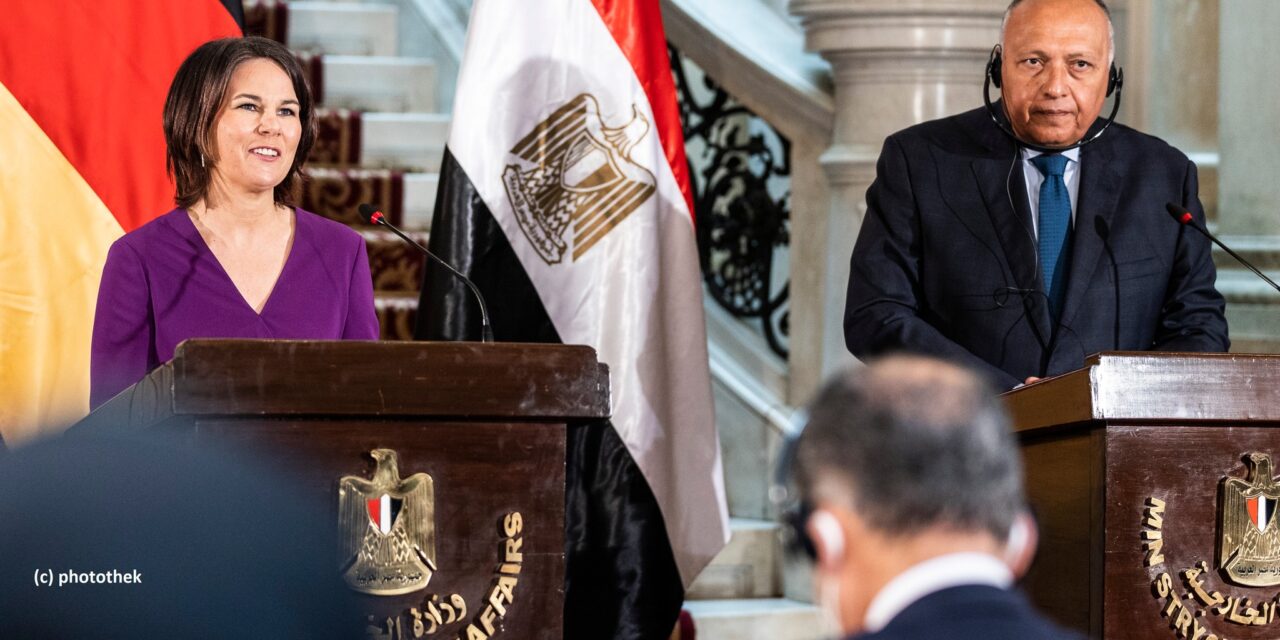 ختام زيارة ناجحة لوزيرة الخارجية الألمانية للقاهرة