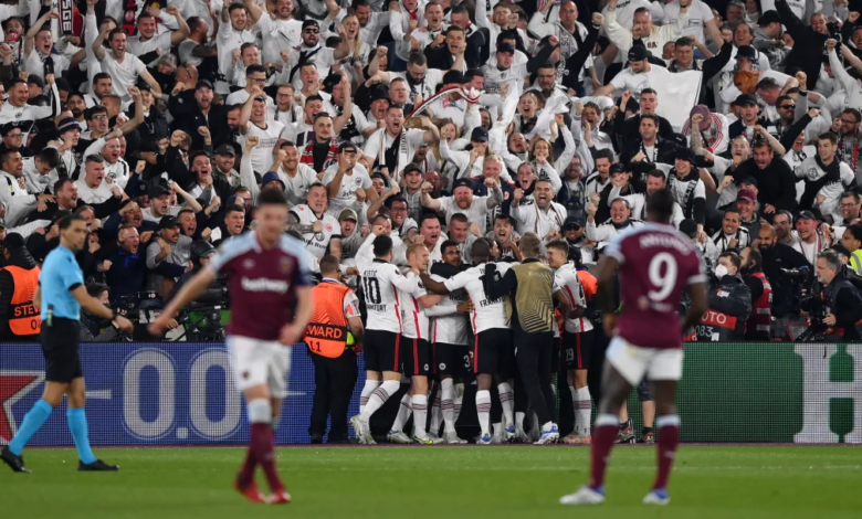 لايبزيج وفرانكفورت يقتربان من نهائي الدورى الأوروبي