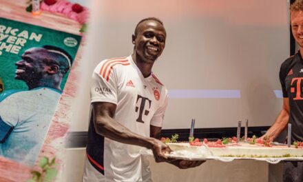 بايرن ميونخ يحتفل بفوز ساديو مانى بجائزة الأفضل فى افريقيا