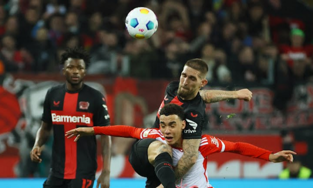 ليفركوزن يفوز علي بايرن بثلاثية ويزيد فارق النقاط مع بايرن ميونيخ 
