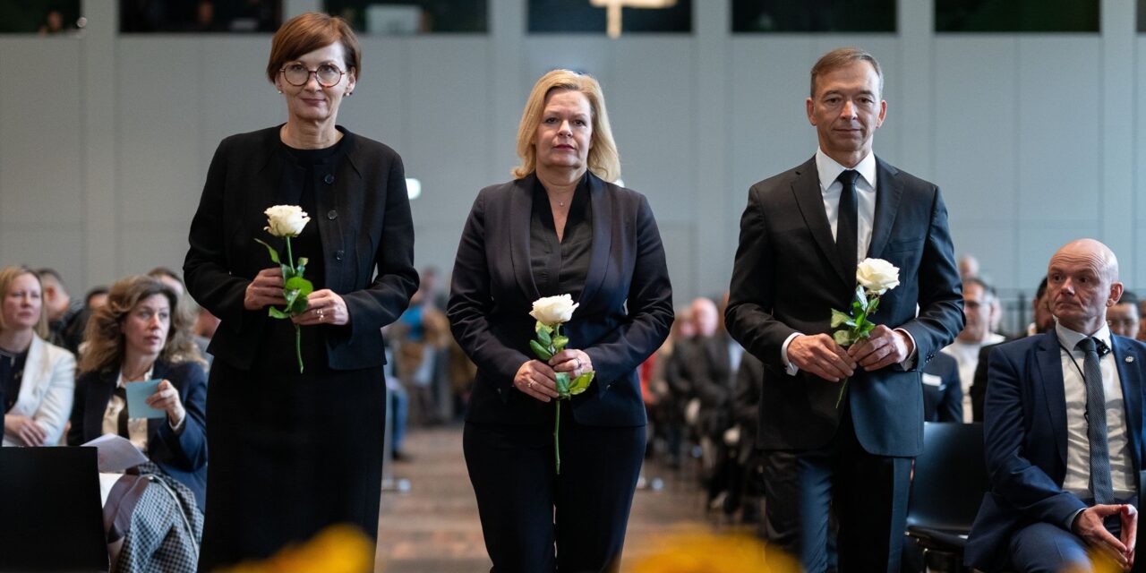 Nancy Faeser zum Nationalen Gedenktag für die Opfer terroristischer Gewalt