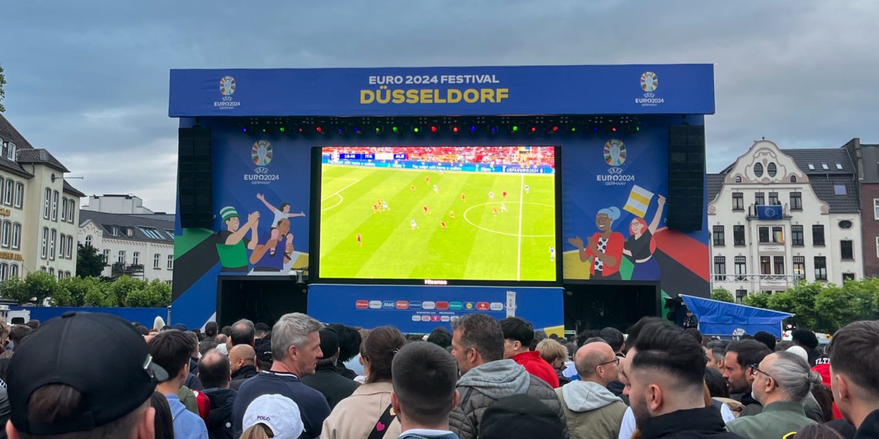 Die Schließung der Fan Zones in Düsseldorf