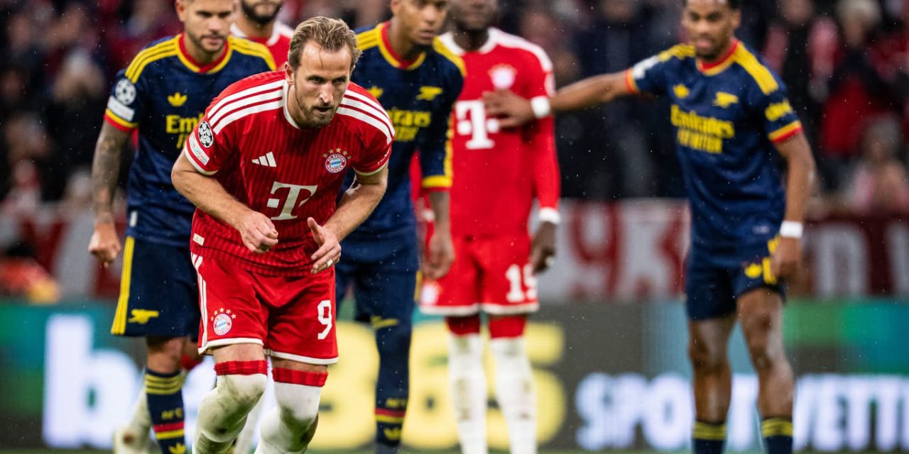  Bayern verspielt Sieg bei Arsenal nach magischer Kane-Show 